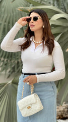trendy White Crossbody Bags & Purse For Women Online Pakistan