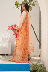 Umer Aayan Aromatic 3 Piece Lawn Ready To Wear