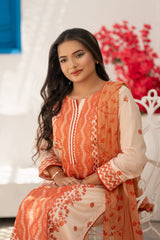 Umer Aayan Aromatic 3 Piece Lawn Ready To Wear