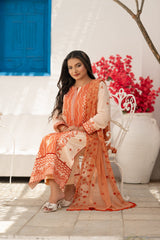 Umer Aayan Aromatic 3 Piece Lawn Ready To Wear