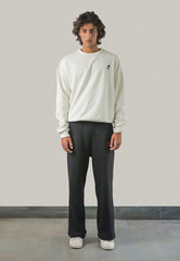 Asim Jofa Western Essentials Ajwet-06 Unisex Off-White Oversized Sweater 1 Pc