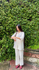 Urban Cut Embroidered Cotton 2-Piece Co-Ord Set