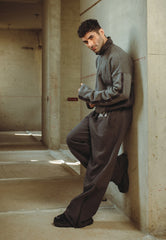 Asim Jofa Western Wear Ajwpt-01 Unisex Collared Sweatshirt 1 Pc