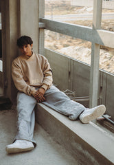 Asim Jofa Western Wear Ajwpt-06 Unisex Kangaroo Pocket Sweater 1 Pc