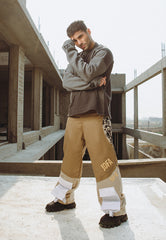 Asim Jofa Western Wear Ajwpb-06 Unisex Cotton Twill Wide Leg Pants 1 Pc