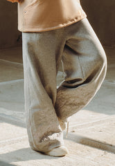 Asim Jofa Western Wear Ajwpb-05 Unisex Wide Leg Embroidered Sweatpants 1 Pc