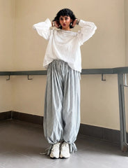 Urban Cut Cotton Pin Tuck Printed Salwar | Oversized Fit-T0303
