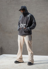 Asim Jofa Western Wear Ajwpb-04 Unisex Wide-Leg Embroidered Sweatpants 1 Pc