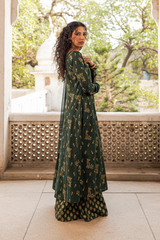 Screen Printed Frock By Mannat Clothing Stitched Collection-Sanam