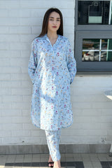 Amal Stitched 2 Piece Summer Lawn Collection-Celeste