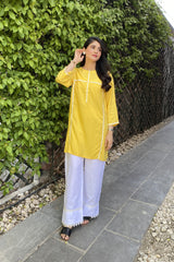Urban Cut Premium Cotton Embellished Kurta 1 Piece