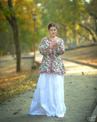 Urban Cut Printed Cotton Shirt for Women – Floral Everyday Wear