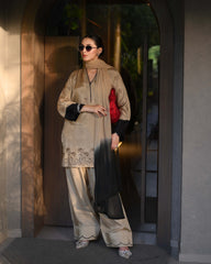 Zayne By Mashrib Stitched Summer Vol-01 Collection'2025-Sahra - 3pc