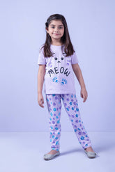 12 AM By Khawar Latif Meow Kids Pyjamas