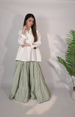 Urban Cut Stitched Cotton Long Maxi Skirt-C0227