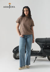 Asim Jofa Western Men & Women Ajwkt-02 Knitted T-Shirt 1 Pc