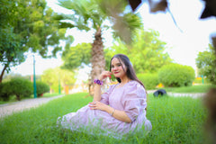 Urban Cut Seer Sucker Cotton Women Dress – Elegant & Comfortable