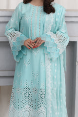 Zeenat By Gulposh Unstitched 3 Piece Lawn Collection'2025-01