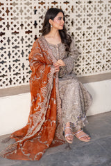 Meeras By Imrozia Serene Unstitched 3 Piece Luxury Formals Suit-I-227 MISR