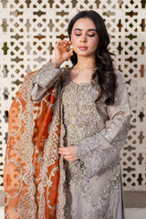 Meeras By Imrozia Serene Unstitched 3 Piece Luxury Formals Suit-I-227 MISR