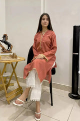 1 Piece Fringe laces Stitched Shirt - 100% Cotton Urban Cut