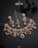 Galactic Necklace Golden Black - Zeesy Jewellery