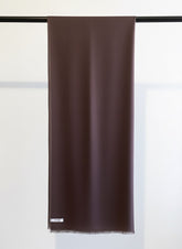 Zauk Scarf Collection'2025-Dark Brown Scarf