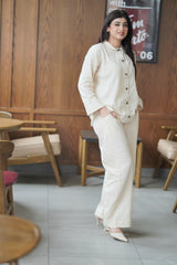 Urban Cut Elegant & Versatile Design Cotton Embellished Co-ord Set 2 Piece