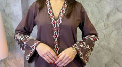Urban Cut Stitched Co Ords Emb Suit-C0274
