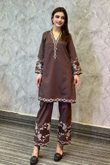 Urban Cut Stitched Co Ords Emb Suit-C0274