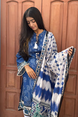 Urban Cut Printed Lawn Stitched 3 Piece Suit