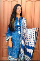 Urban Cut Printed Lawn Stitched 3 Piece Suit