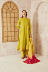 Dhaga Stitched 3 Piece Formals Collection'2025-Gul