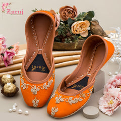 Zuruj Khussa Collection'2025-Zun-110-Orange