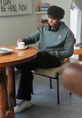 Asim Jofa Western Essentials Ajwet-05 Unisex Olive Hoodie 1 Pc