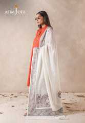 Asim Jofa Shawl Ajhs-13 Kashmiri Hand Embroidered Shawl 1 Pc