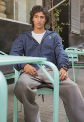 Asim Jofa Western Essentials Ajwet-04 Unisex Double Zipper Hoodie 1 Pc