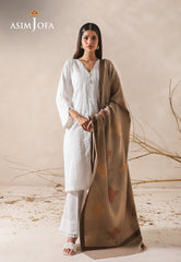 Asim Jofa Shawl Ajhs-17 Embroidered Jacquard Shawl 1 Pc