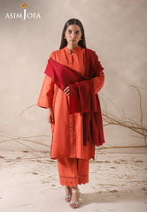 Asim Jofa Shawl Ajhs-15 Self Jacquard Shawl 1 Pc