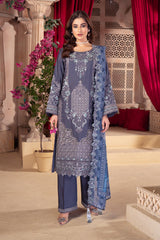 Raya By Imrozia Serene Stitched 3 Piece Winter Suit-IP-119 Tiya
