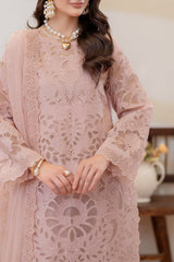 Rohi By Imrozia Serene Stitched 3 Piece Summer Suit-IP-134 Zareha (Tea Pink)