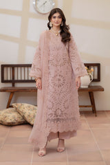 Rohi By Imrozia Serene Stitched 3 Piece Summer Suit-IP-134 Zareha (Tea Pink)