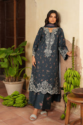 Iznik Unstitched 3 Piece Pre Fall Linen Collection'2025-IPF-12
