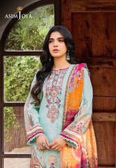 Asim Jofa Basic Print Union Ajbb-07 Printed Lawn 3 Pcs