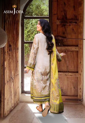 Asim Jofa Basic Print Union Ajbb-03 Printed Lawn 3 Pcs