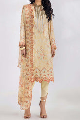 Inara by Adan's Libas 3 Piece Unstitched Luxury Lawn Suit-D-5661