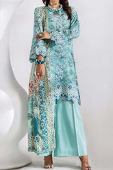 Inara by Adan's Libas 3 Piece Unstitched Luxury Lawn Collection'2024-D-5663