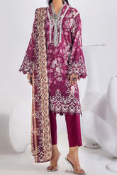 Inara by Adan's Libas 3 Piece Unstitched Luxury Lawn Collection'2024-D-5666