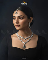 Interlock Traditional Necklace Set - Zeesy Jewellery