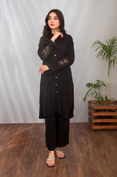Irish Linen 2 Pc Suit, crafted from premium linen fabric, offers a chic and comfortable style and represents top women’s clothing brands in Pakistan.